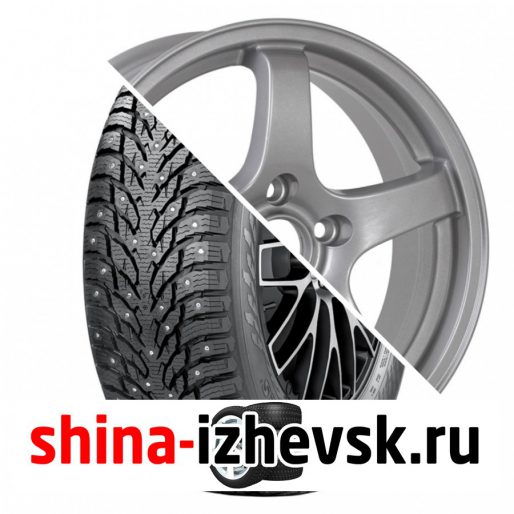 Колесо в сборе Nokian Hakkapeliitta 9 SUV 215/65 R16 T 102 + CrossStreet CR14 6.5xR16 5×112 ET46 DIA57.1 Серебристый в Ижевске